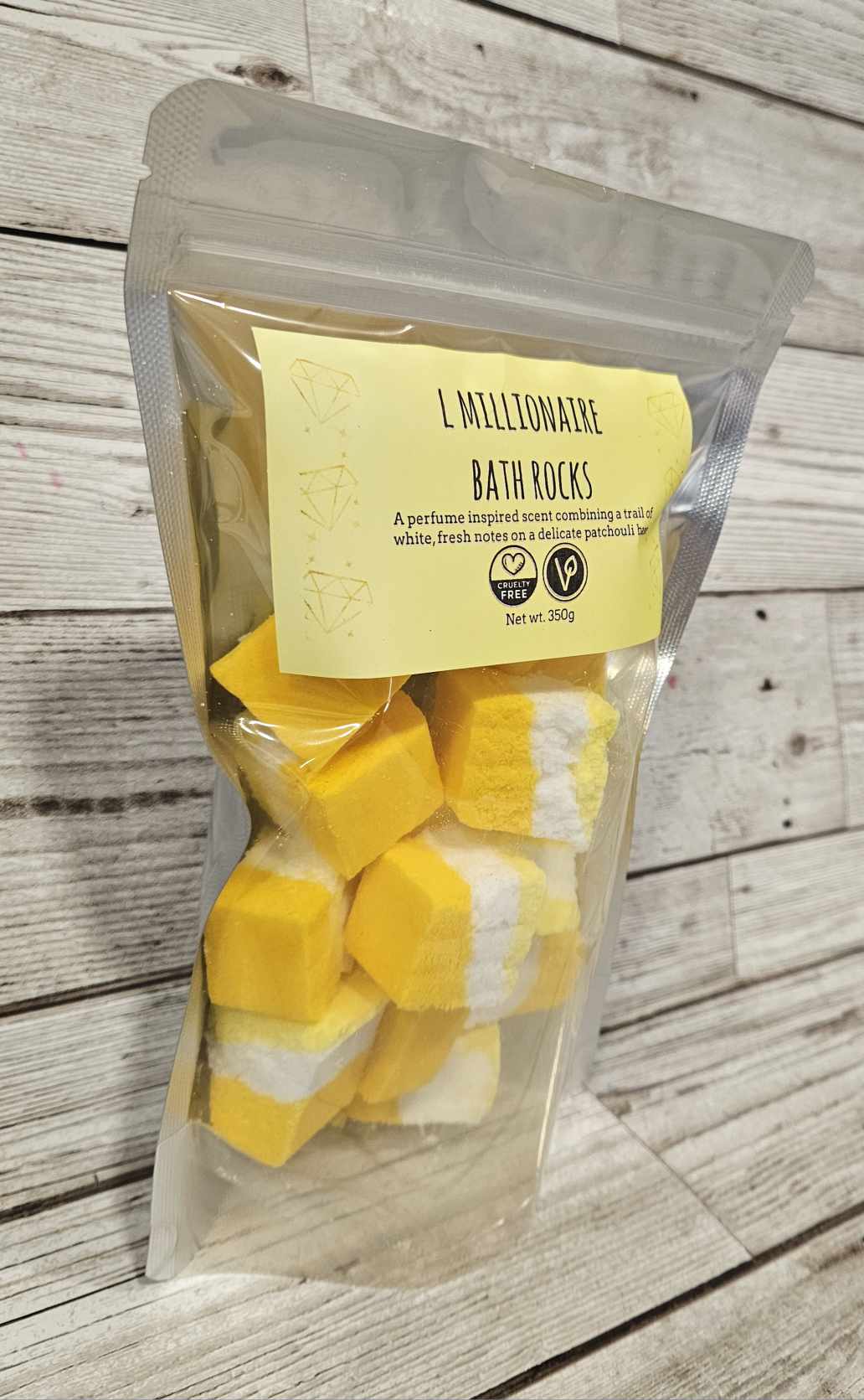 L Millionaire Bath Bomb Rocks