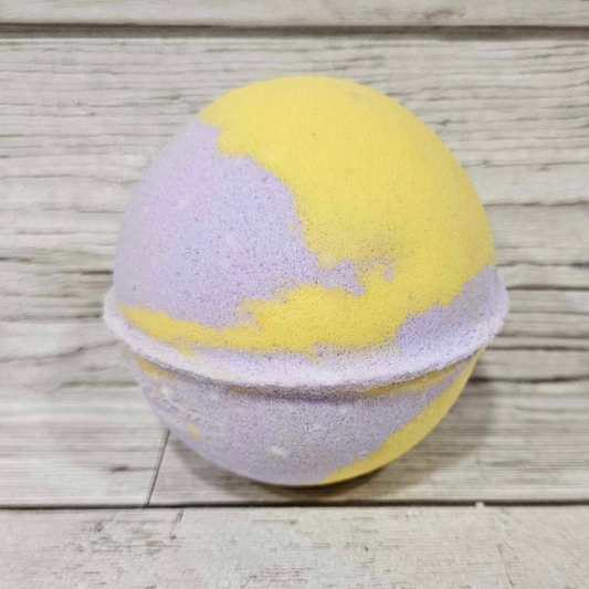 Lavender and Chamomile Jumbo Round Bath Bomb-260g