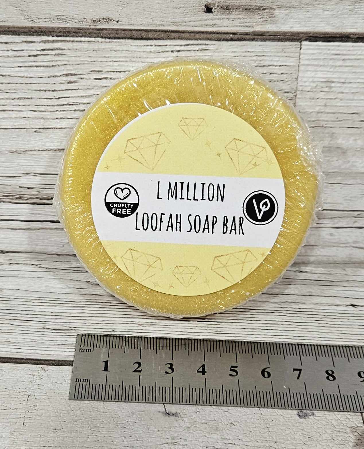 L Millionaire Loofah Soap Bar
