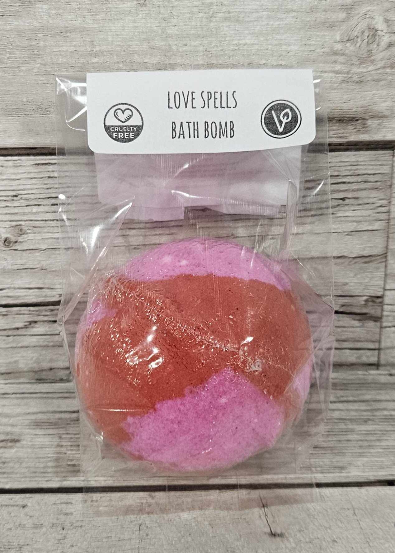 Love Spells Jumbo Round Bath Bomb-260g