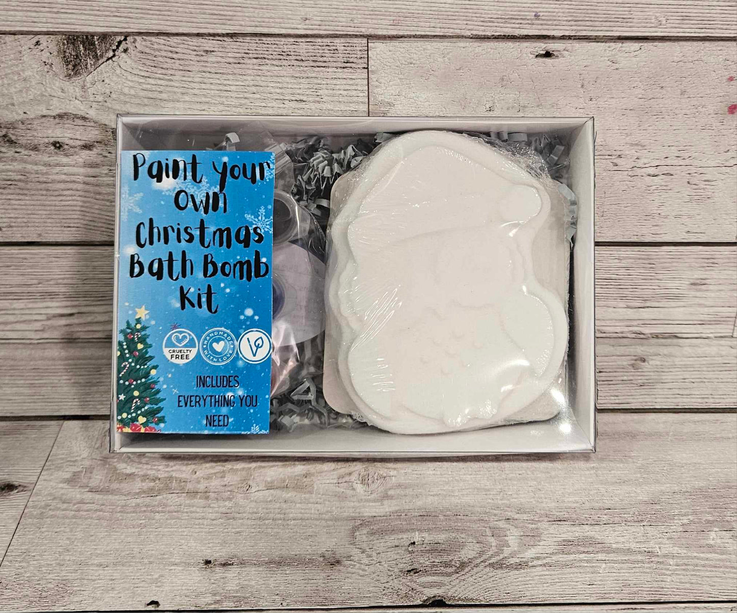 'Festive Owl' Paint your own Bath Bomb kit