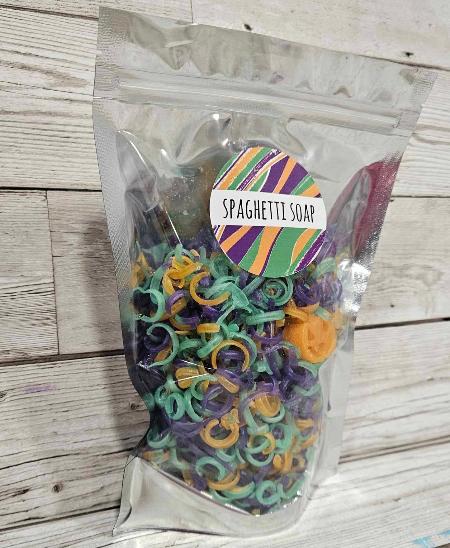 Spooky Halloween Spaghetti Soap