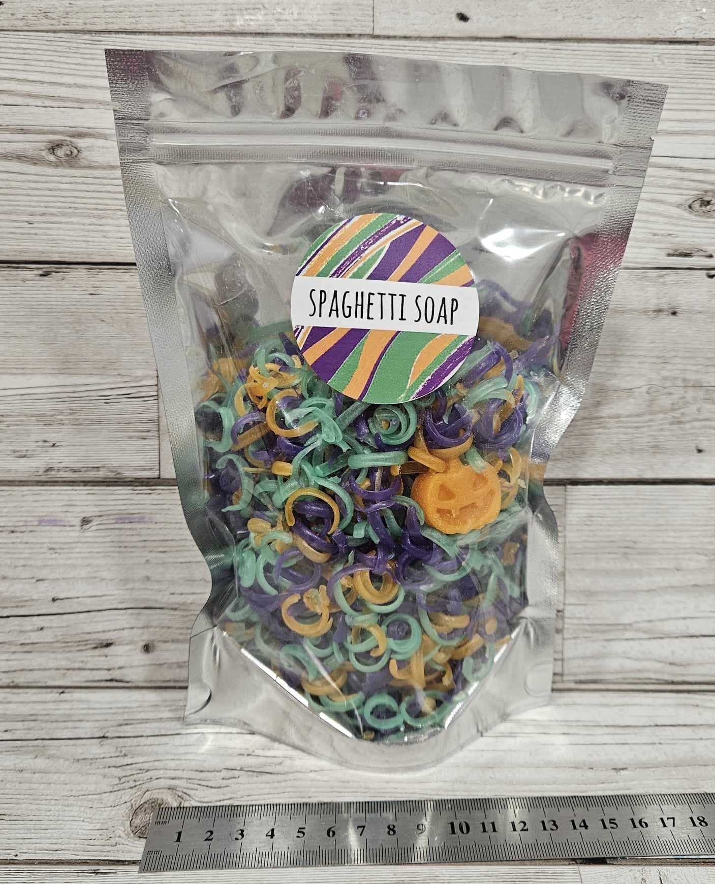Spooky Halloween Spaghetti Soap
