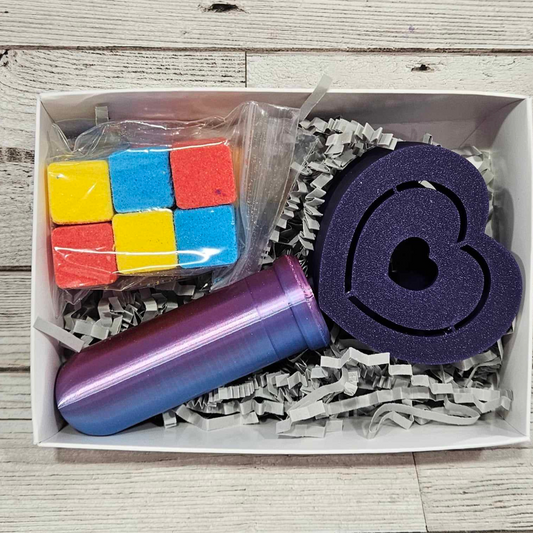 Heat Changing Heart Bath Bomb Wand Set