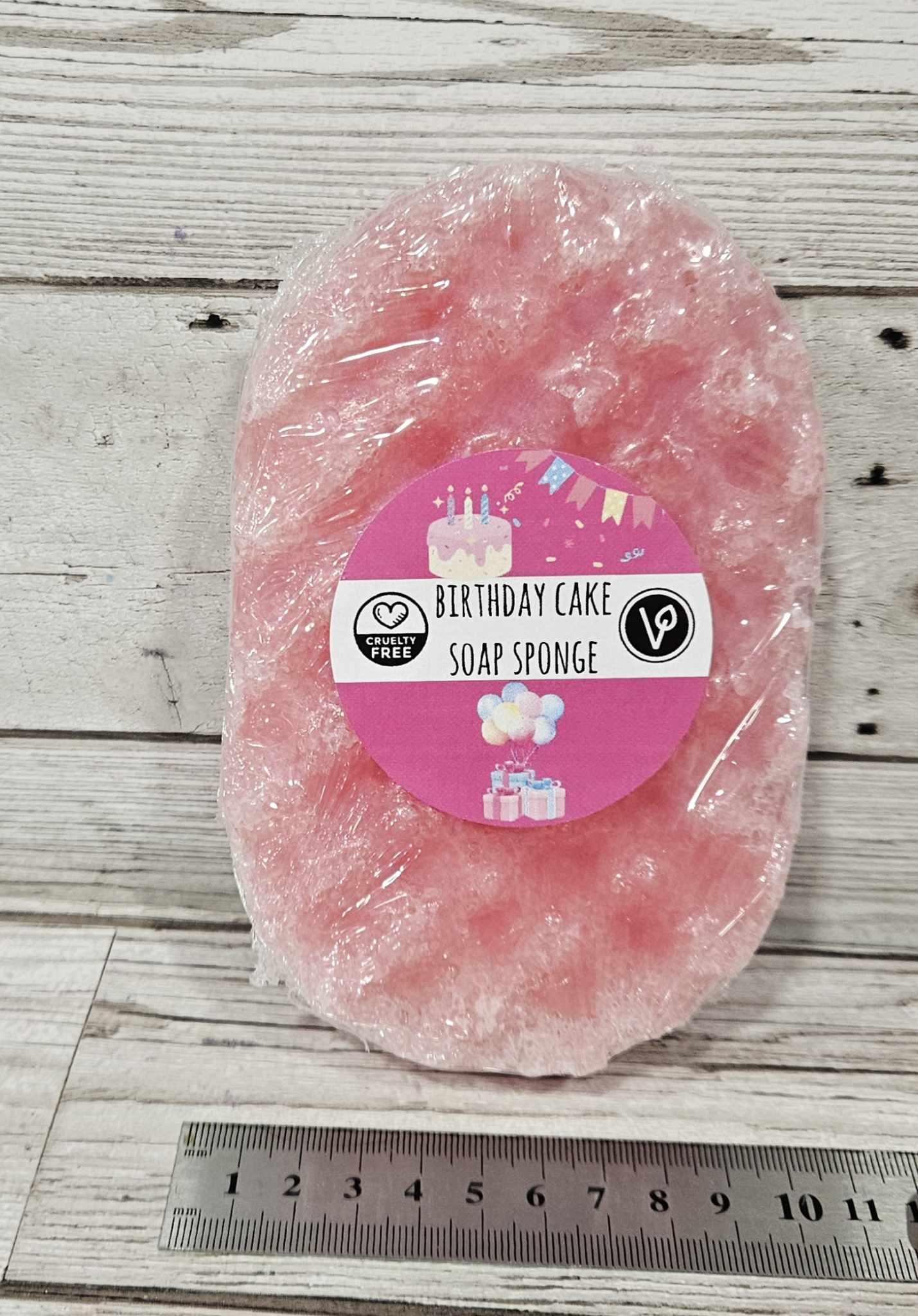 Birthday Cake Exfoliating Soap Sponge