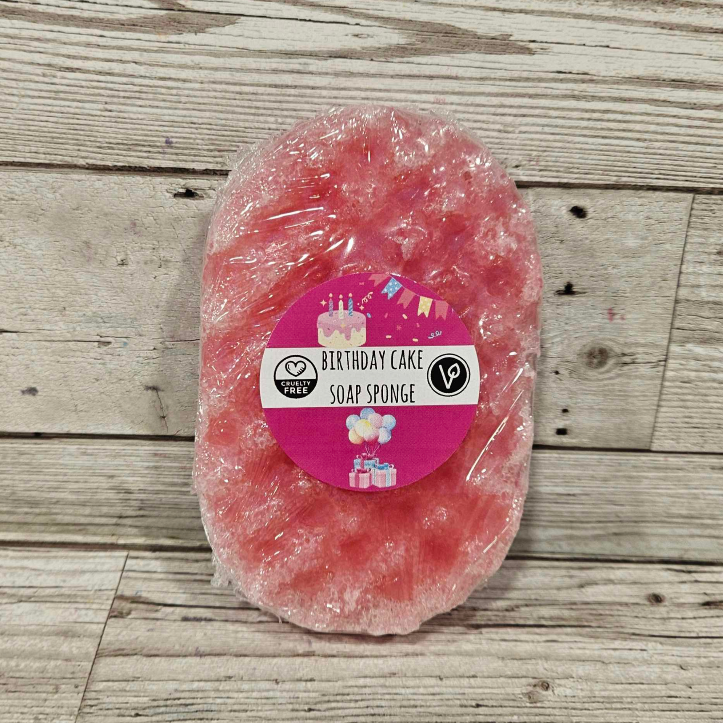 Birthday Cake Exfoliating Soap Sponge