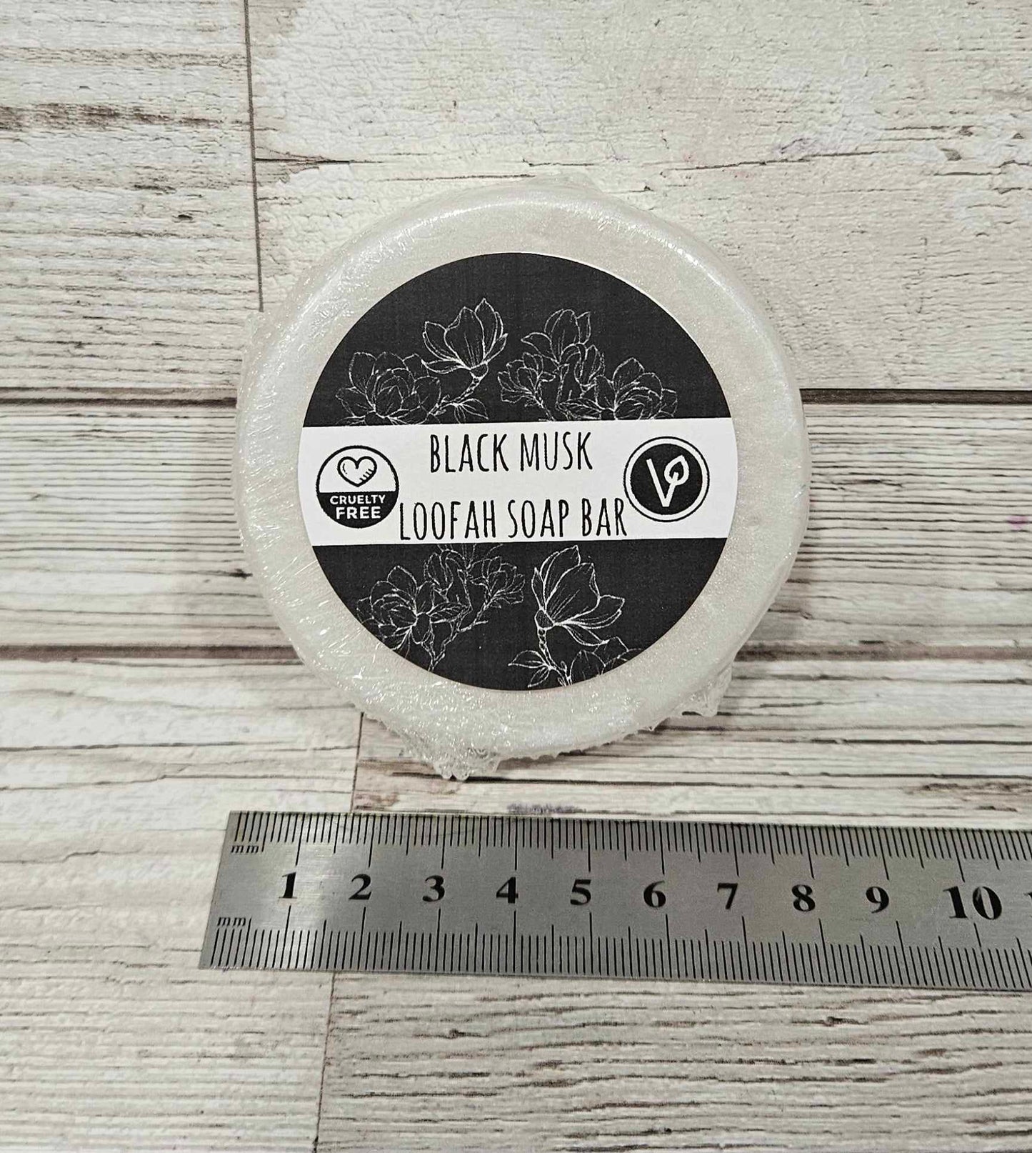 Black Musk Loofah Soap Bar