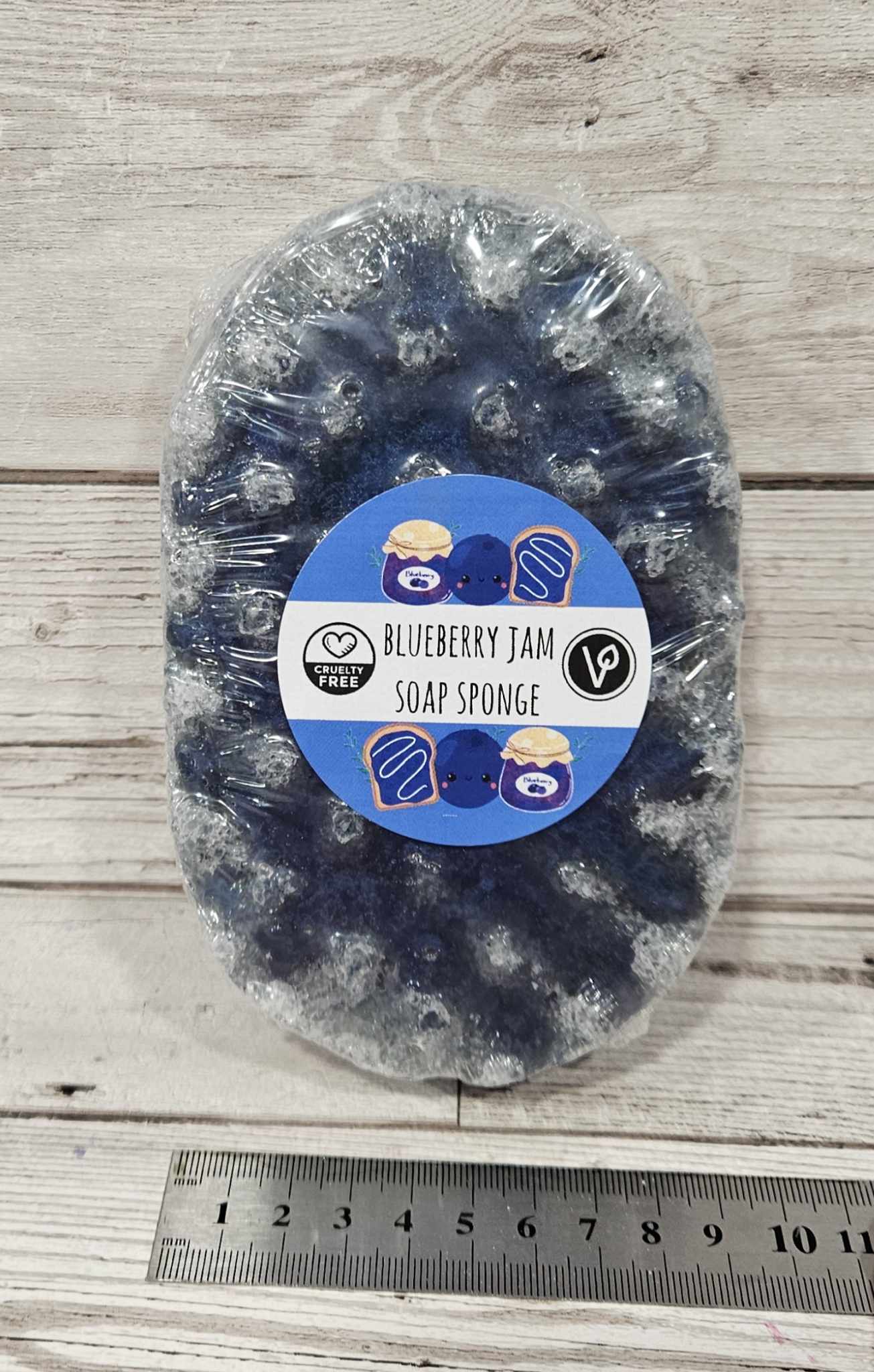 Blueberry Jam Exfoliating Soap Sponge
