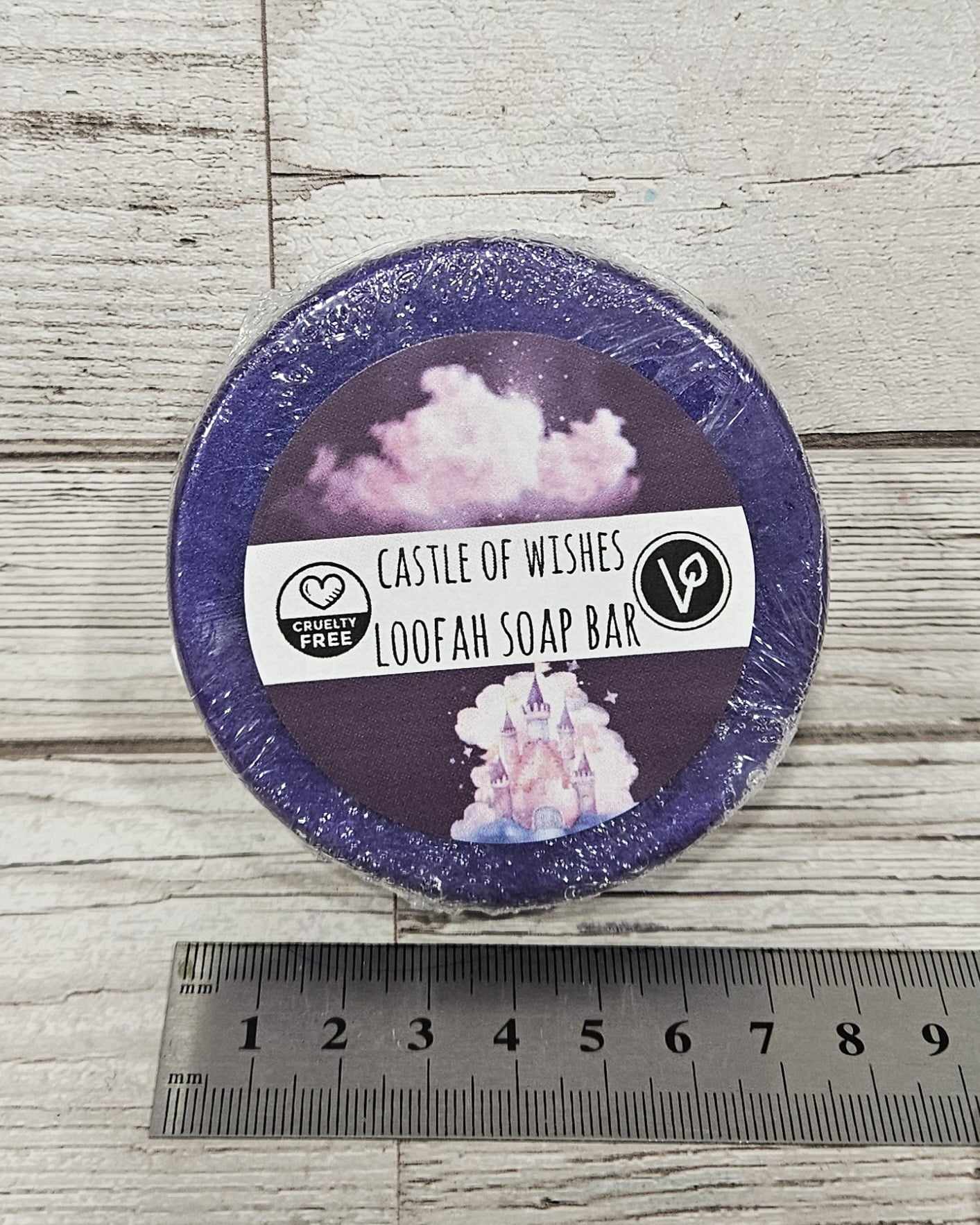 Castle of Wishes Loofah Soap Bar