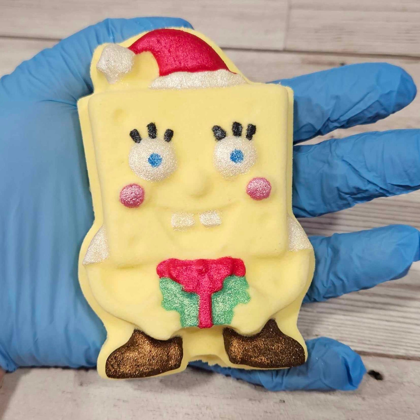 Christmas Spongy Bath Bomb