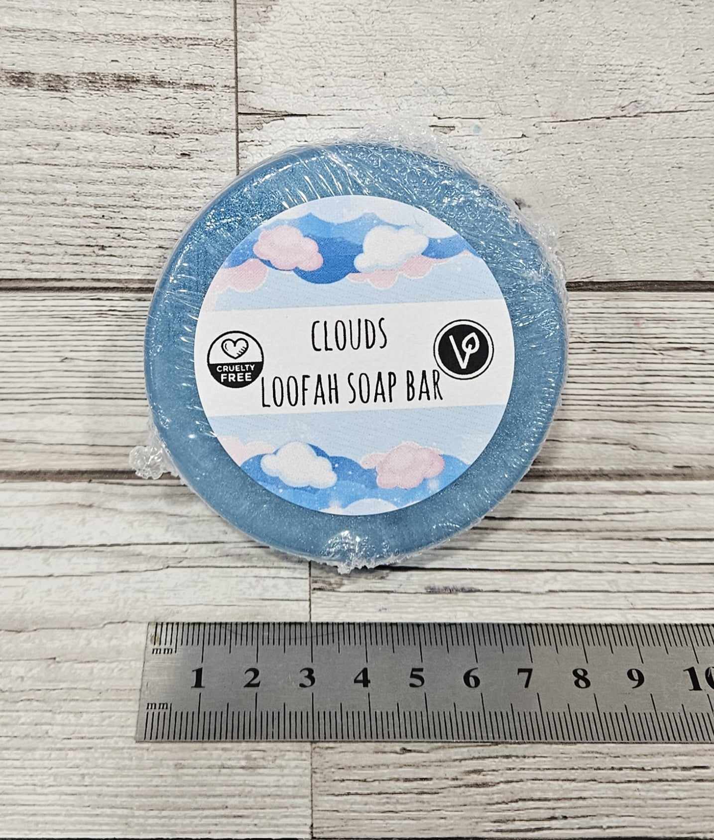 Clouds Loofah Soap Bar