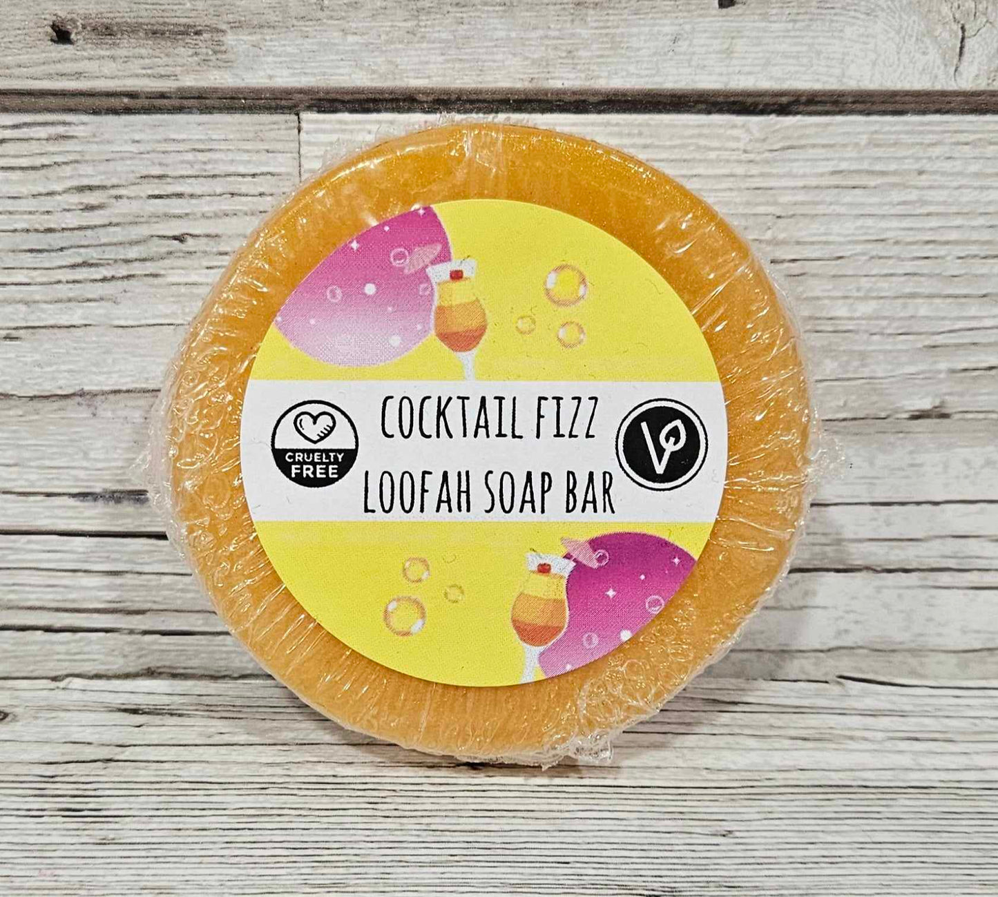 Cocktail Fizz Loofah Soap Bar