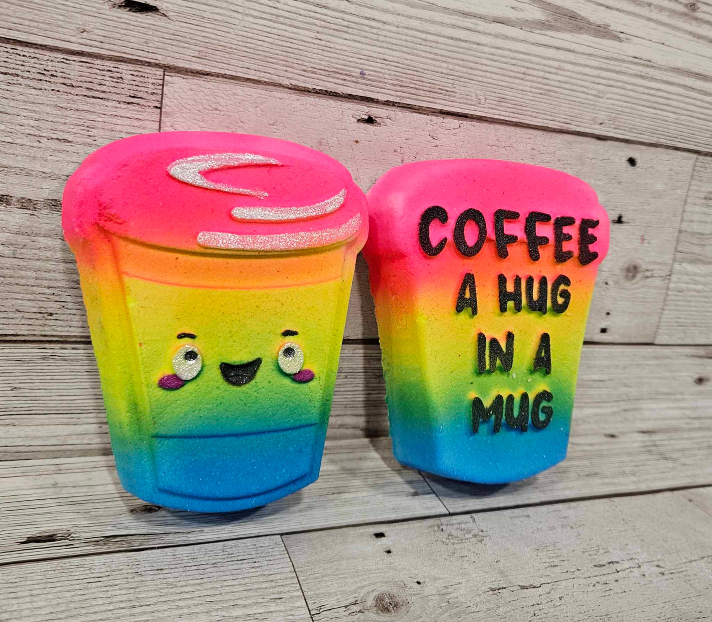 Coffee-A hug in a mug Set of 2 Bath Bombs