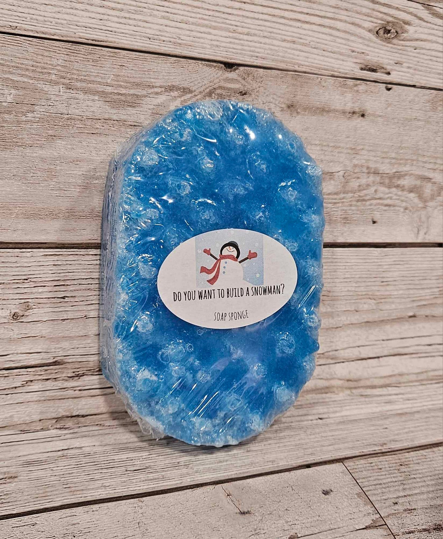 'Do you want to build a snowman' Soap Sponge