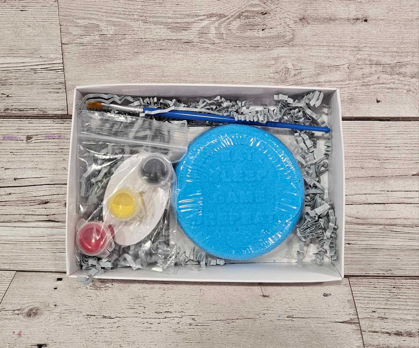 Eat Sleep Game Repeat Paint your own Bath Bomb kit