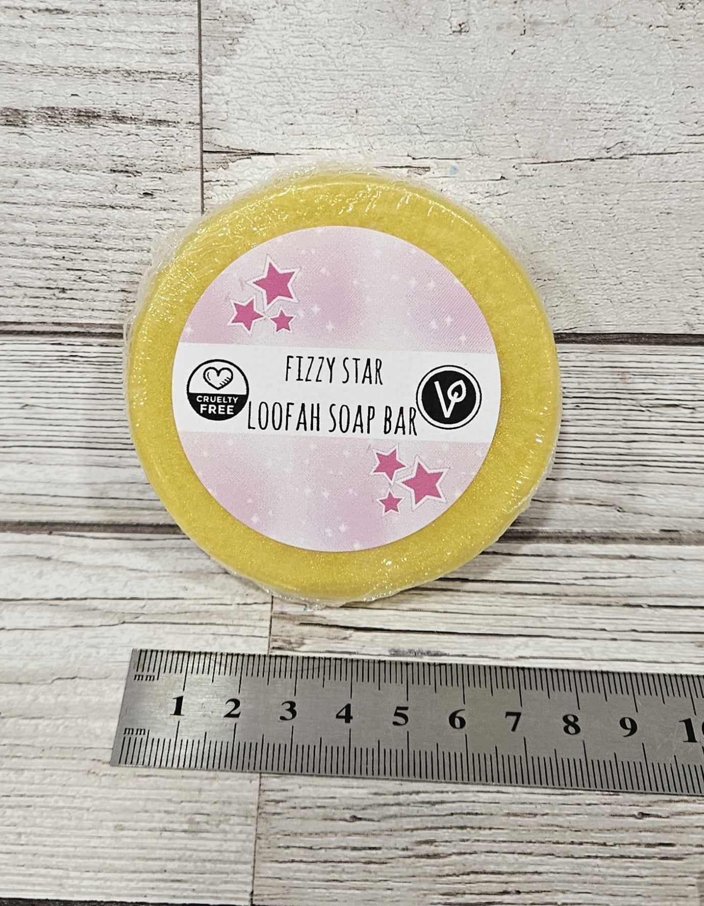 Fizzy Star Loofah Soap Bar