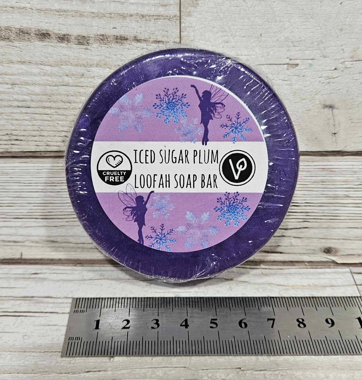 Iced Sugar Plum Loofah Soap Bar