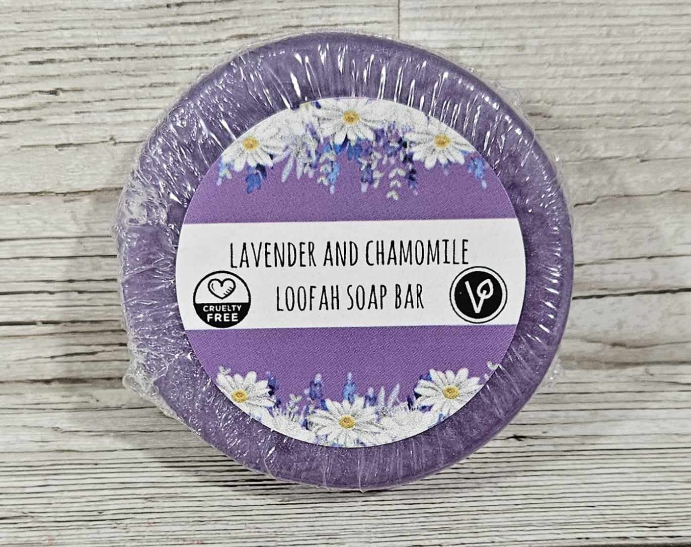 (Discontinued Fragrance Oil) 'Lavender and Chamomile' Loofah Soap Bar