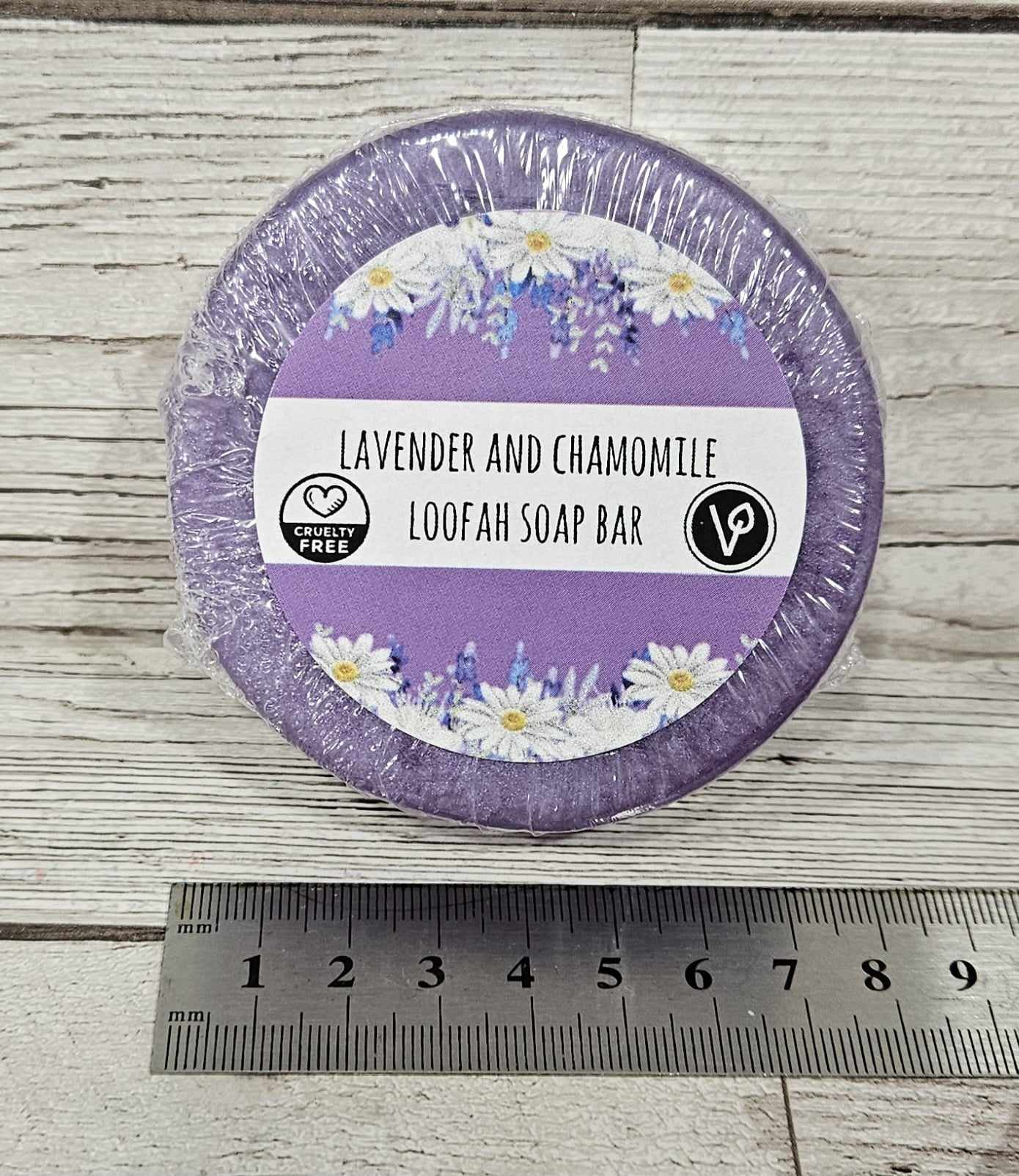 (Discontinued Fragrance Oil) 'Lavender and Chamomile' Loofah Soap Bar