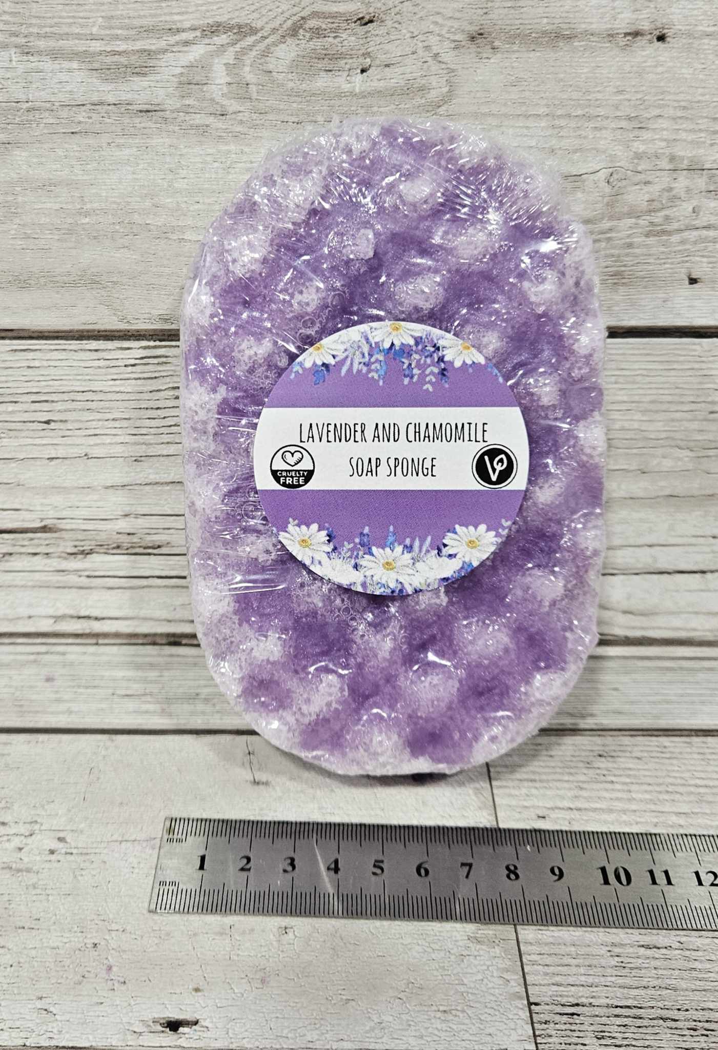 Lavender and Chamomile Exfoliating Soap Sponge