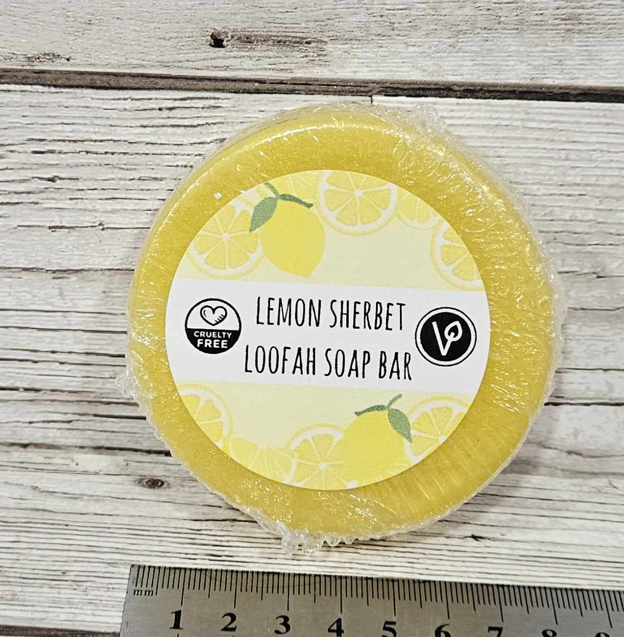 Lemon Sherbet Loofah Soap Bar