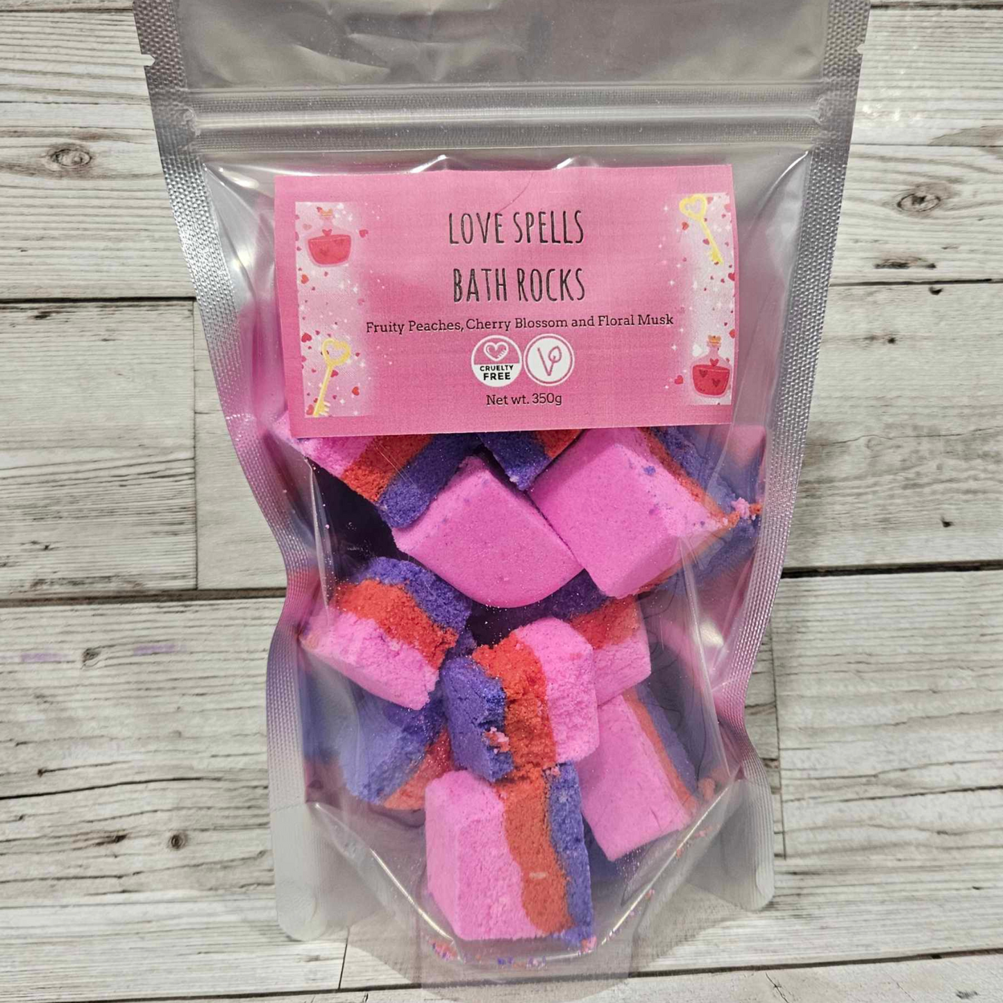 Love Spells Bath Bomb Rocks