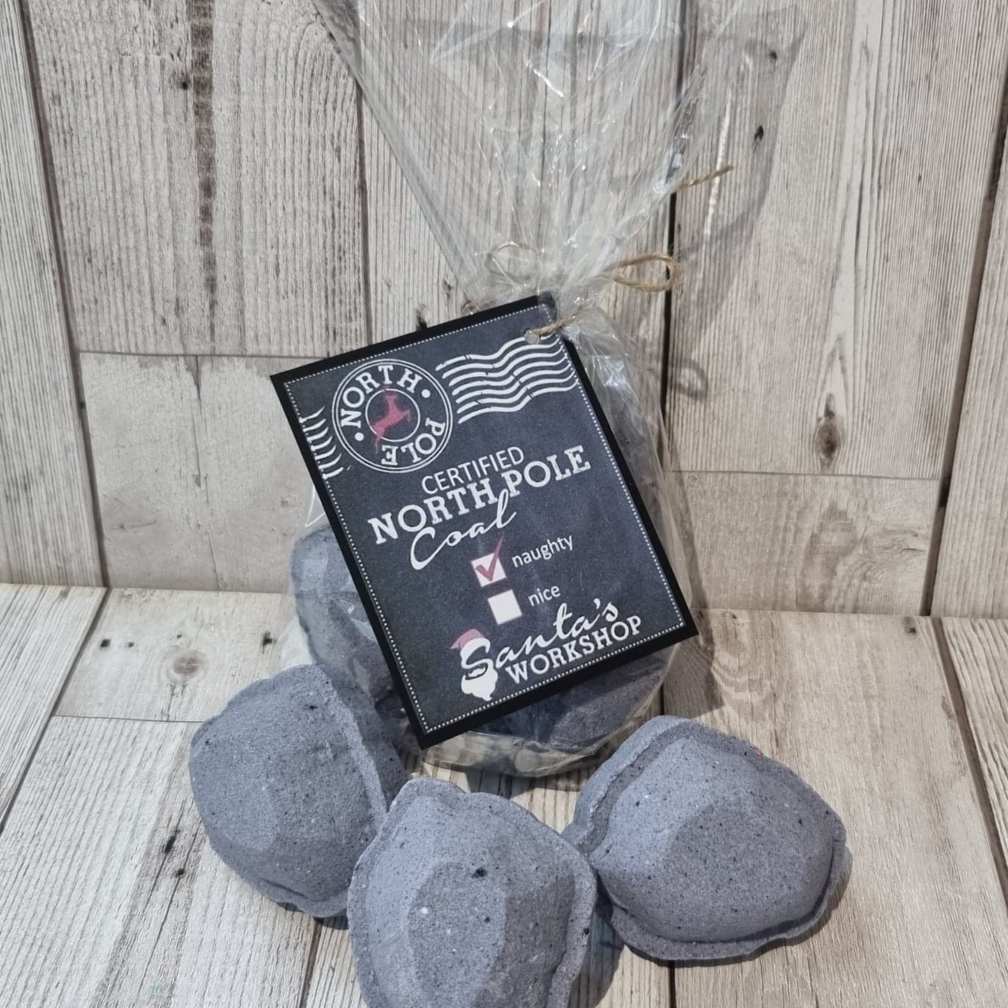 'Lump of Coal' Set of 3 Bath Bombs