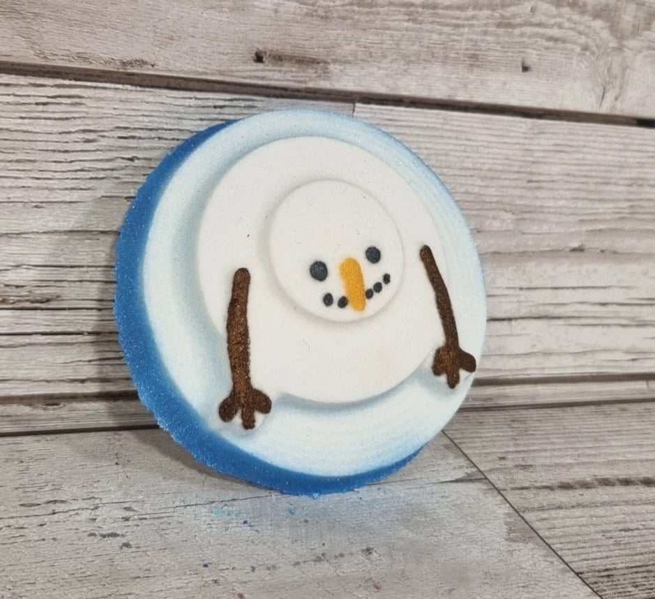 Melted Snowman Bath Bomb