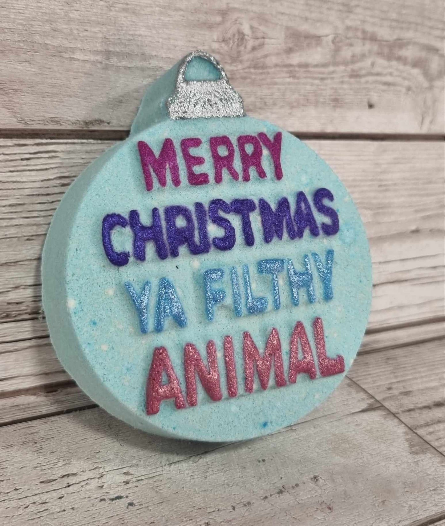 'Merry Christmas ya Filthy Animal' Bath Bomb