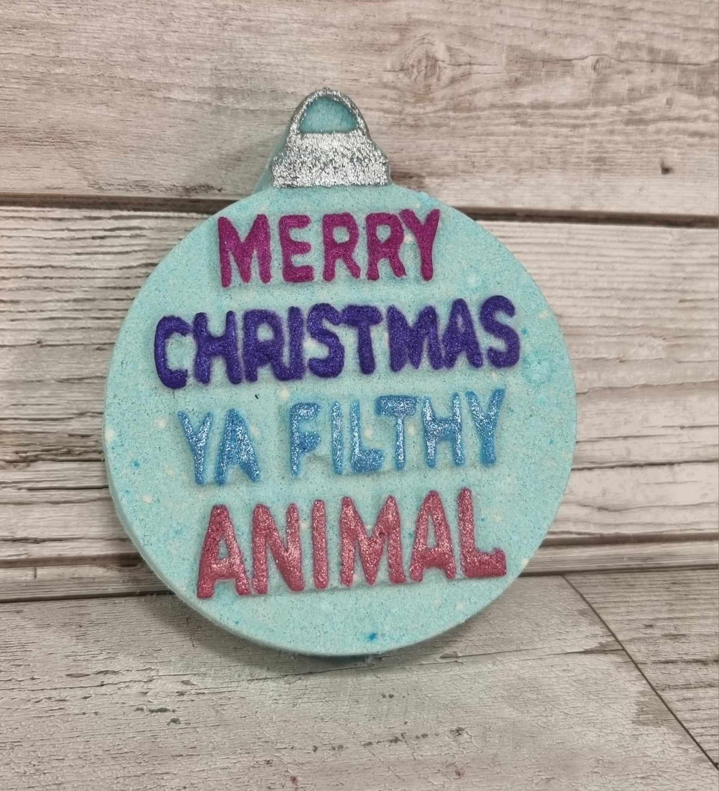 'Merry Christmas ya Filthy Animal' Bath Bomb