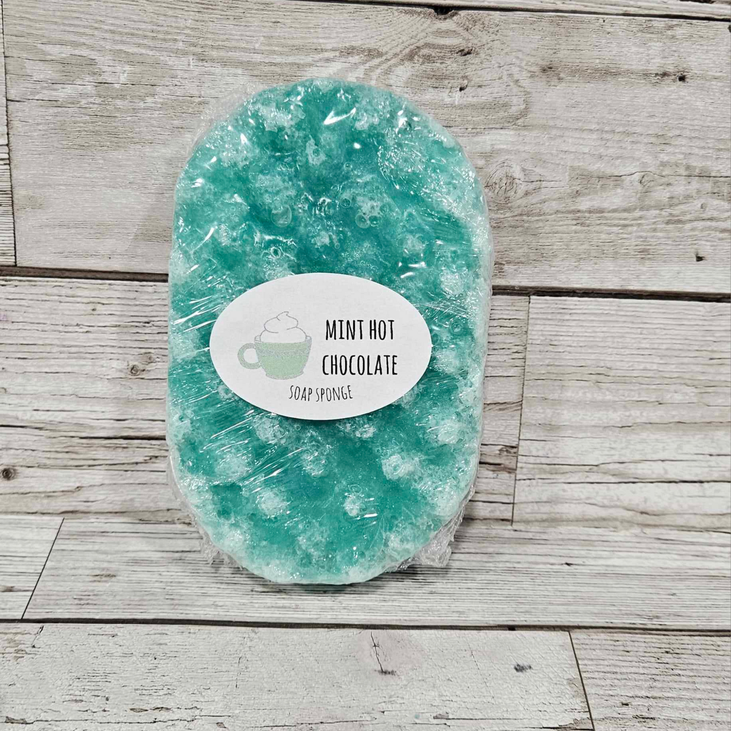 'Mint Hot Chocolate' Soap Sponge