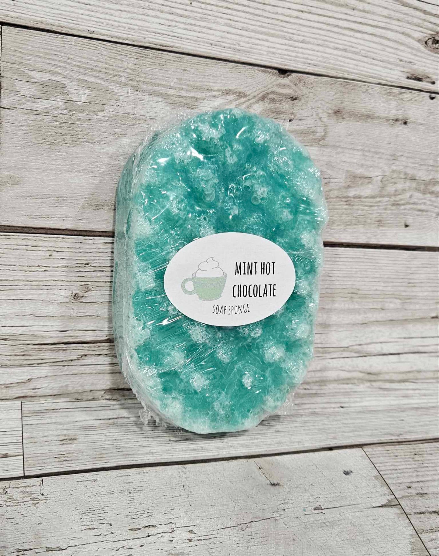 'Mint Hot Chocolate' Soap Sponge