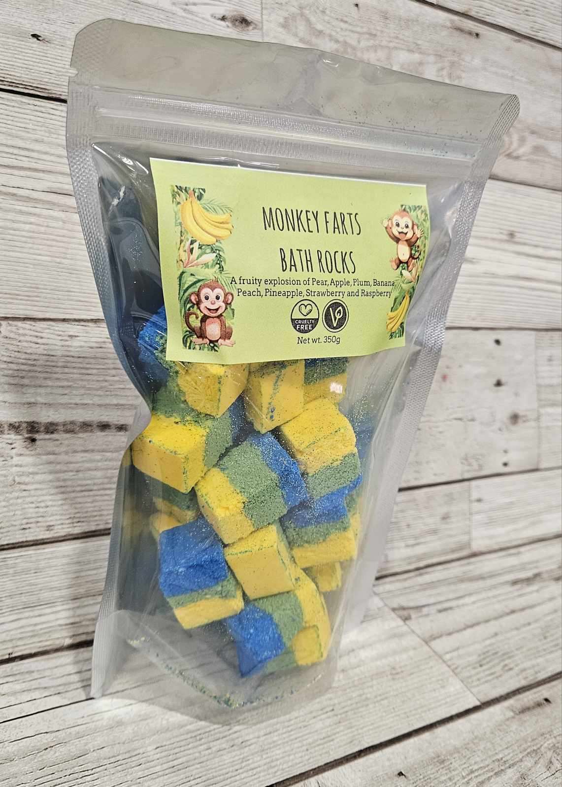 Monkey Farts Bath Bomb Rocks