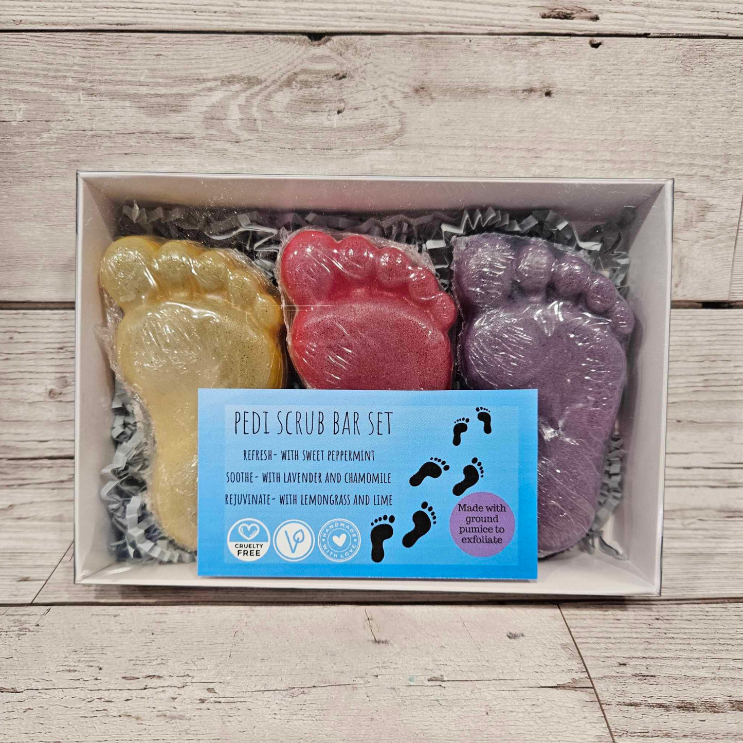 'Pedi Scrub Bar' Gift Set