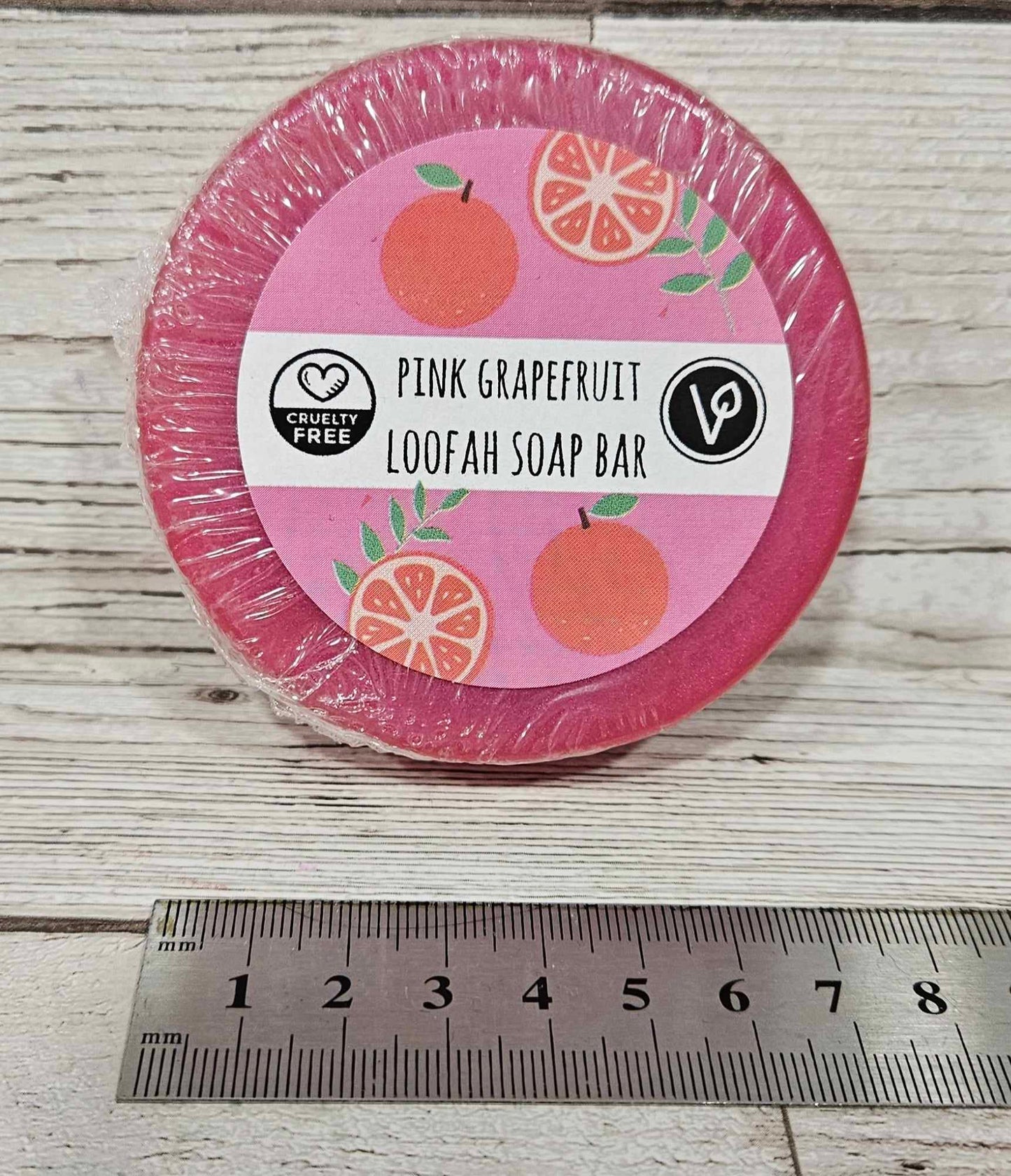 Pink Grapefruit Loofah Soap Bar