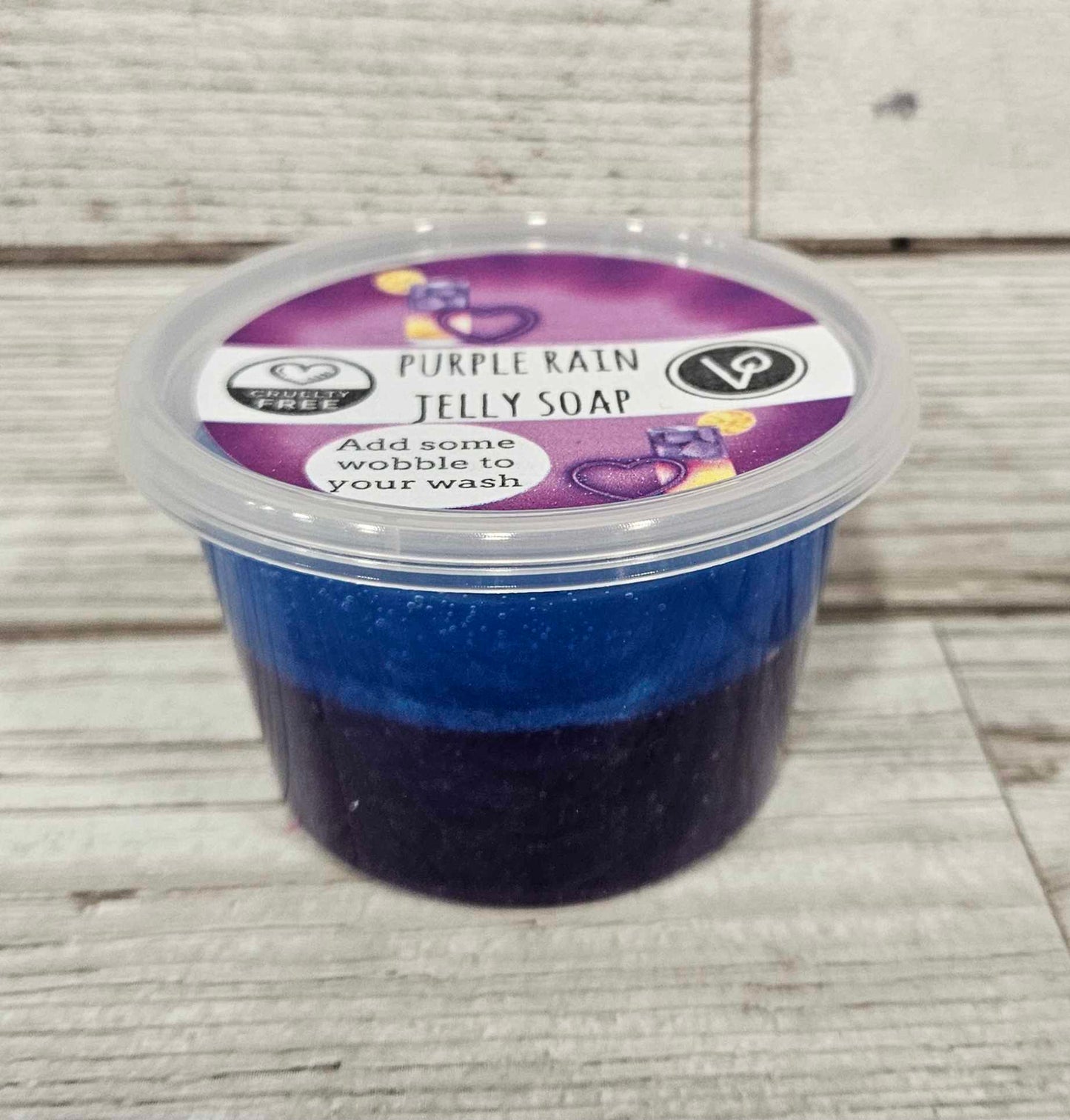 Purple Rain Jelly Soap-100g Pot