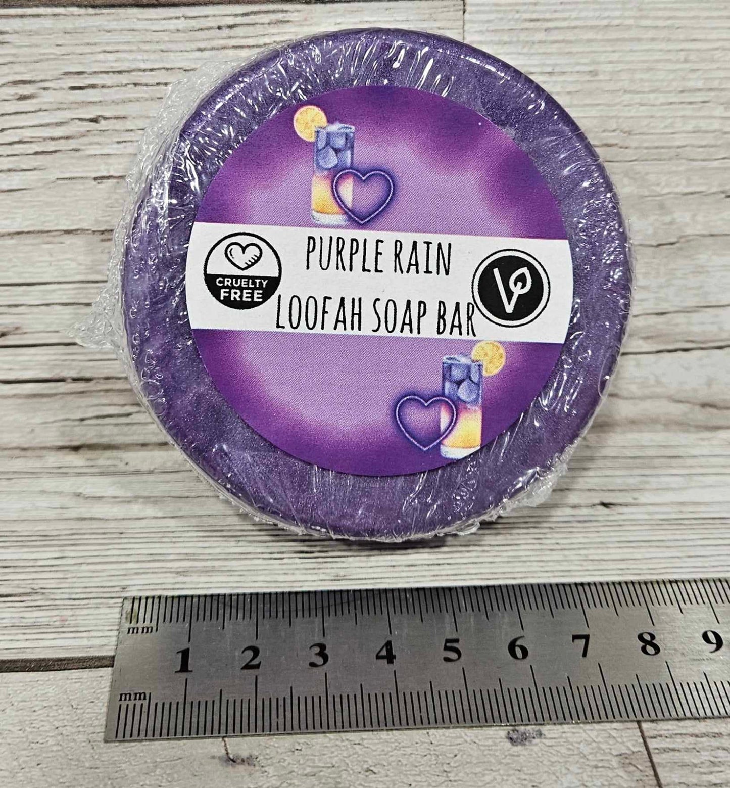 Purple Rain Loofah Soap Bar