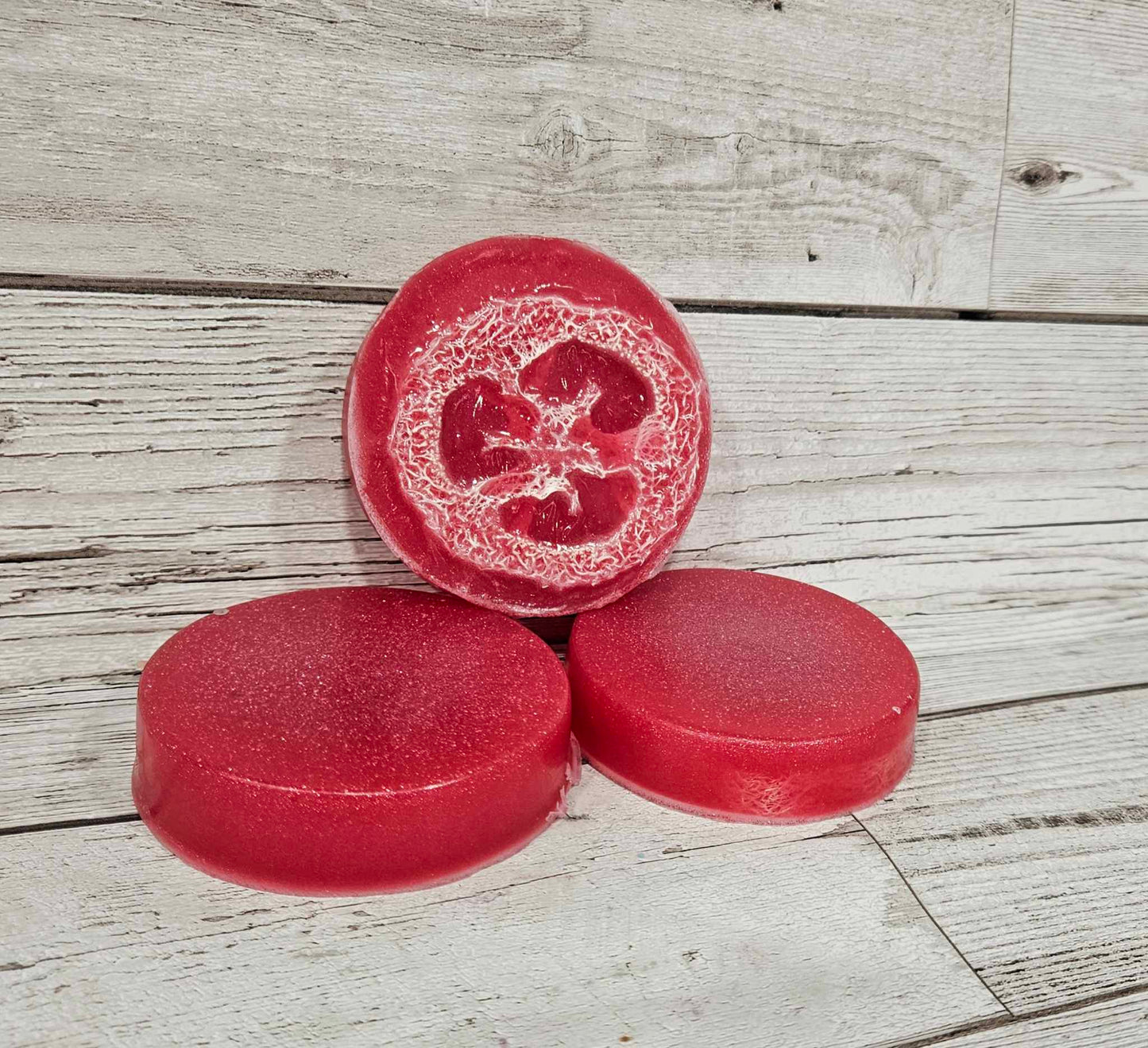'Rouge' Loofah Soap Bar
