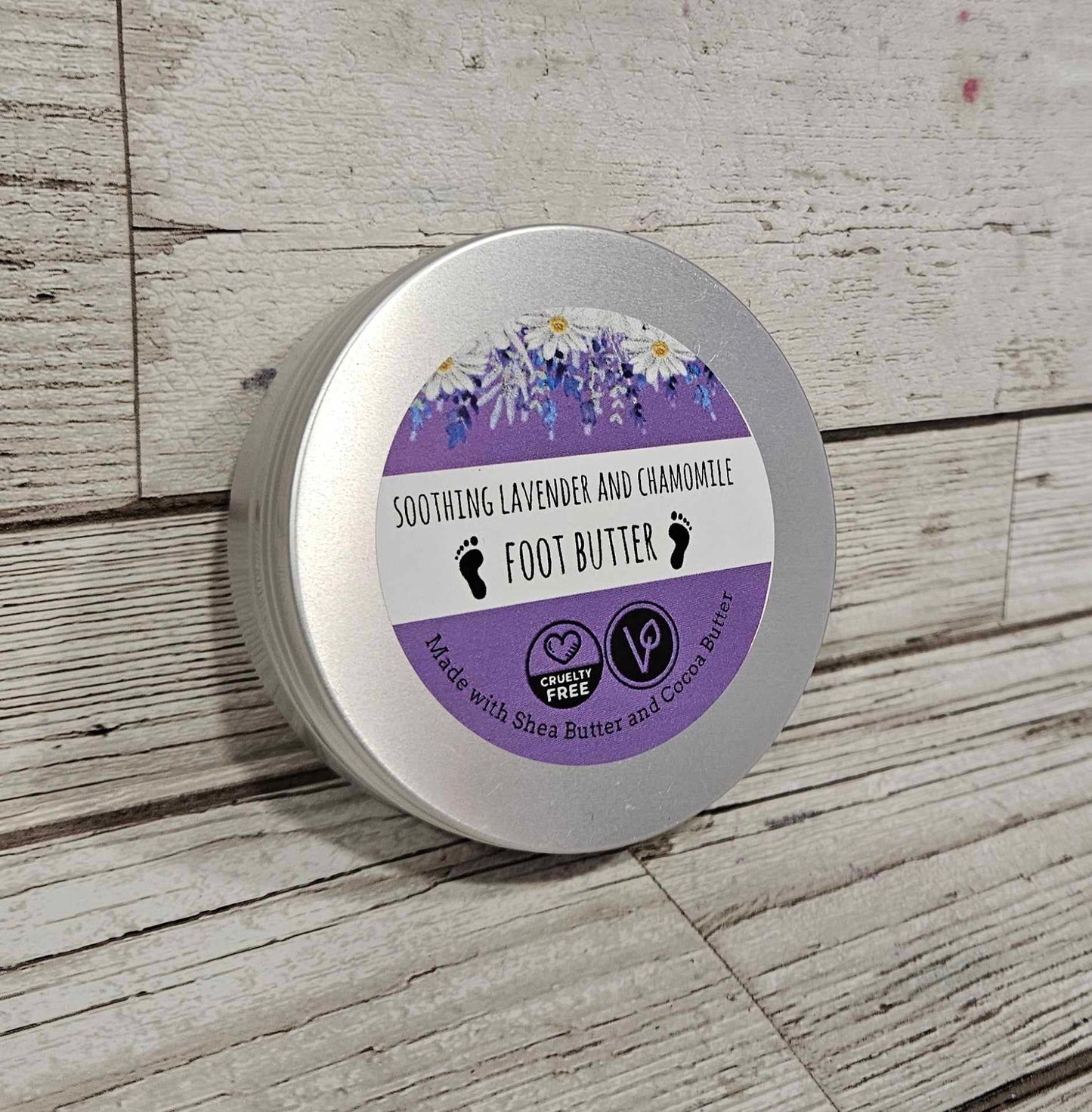 Soothing Lavender and Chamomile Foot Butter