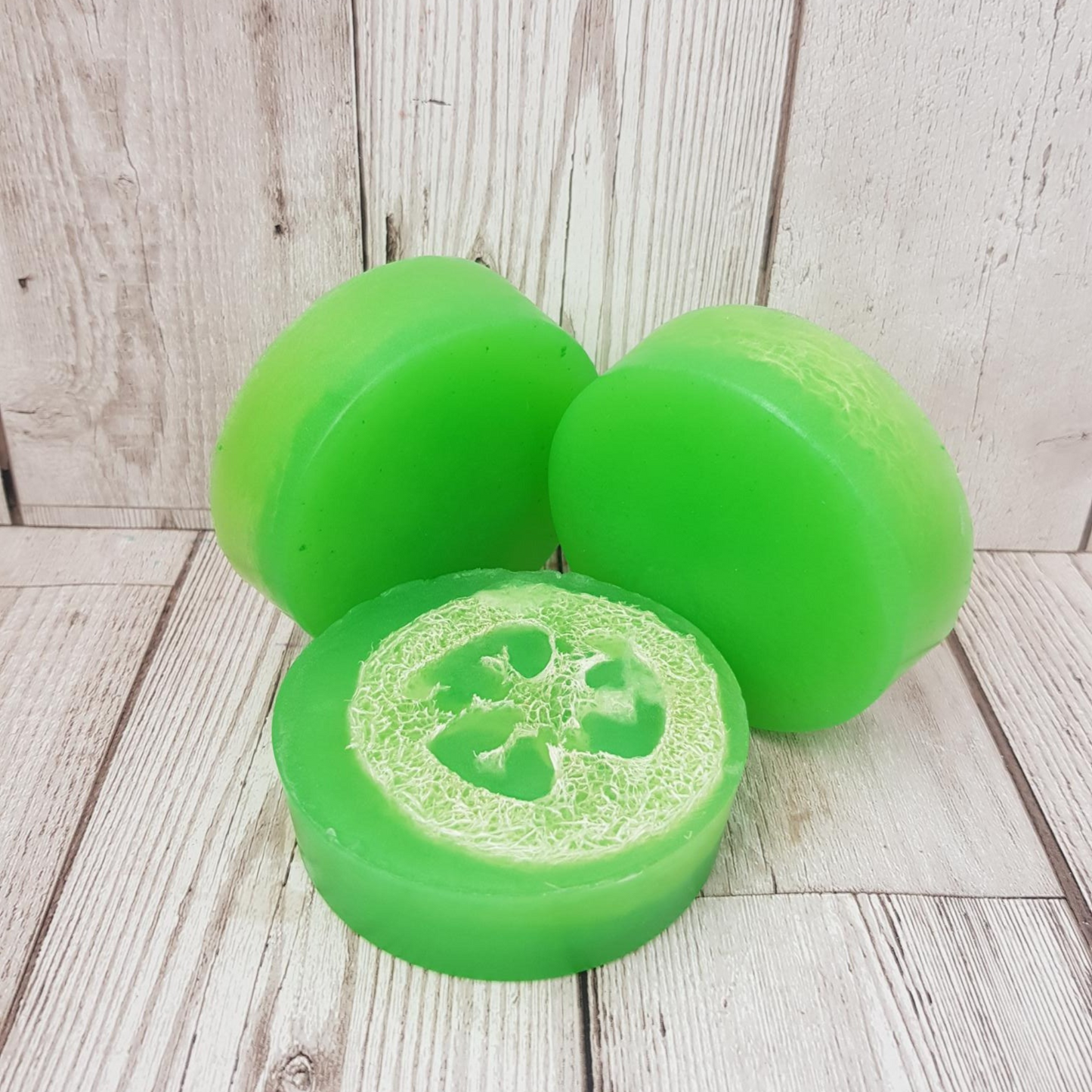 Strawberry and Lime Loofah Soap Bar