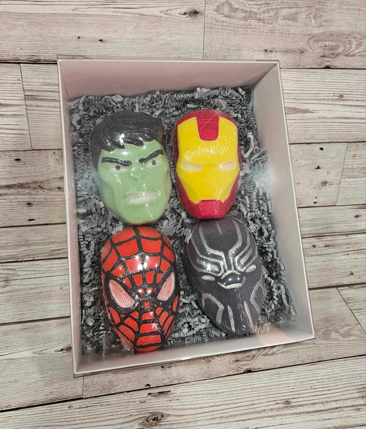 Superheroes Set of 4 Bath Bomb Gift Set