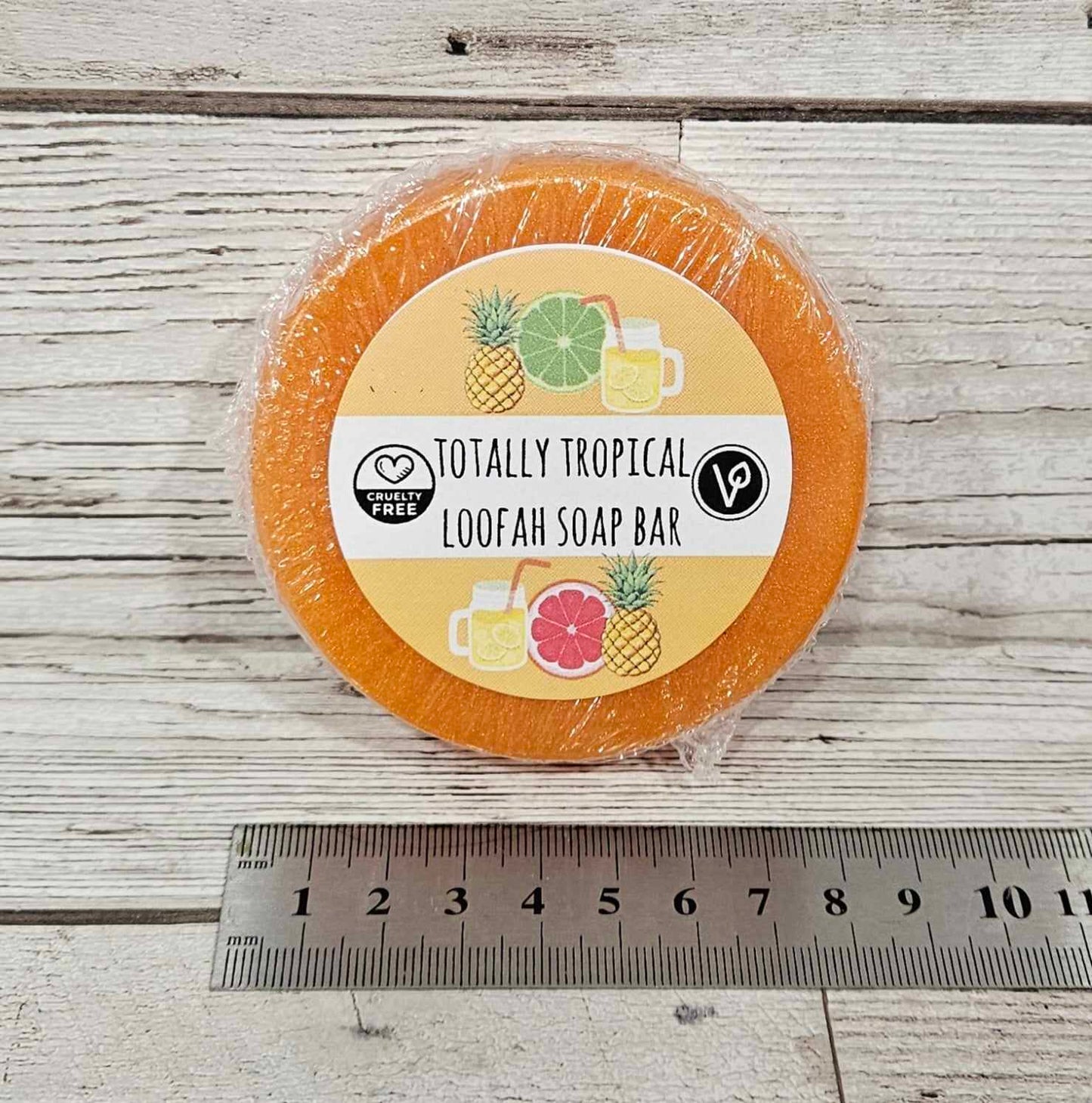 Totally Tropical Loofah Soap Bar