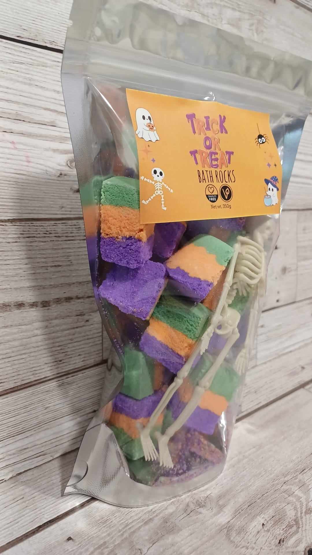Trick or Treat Halloween Bath Rocks