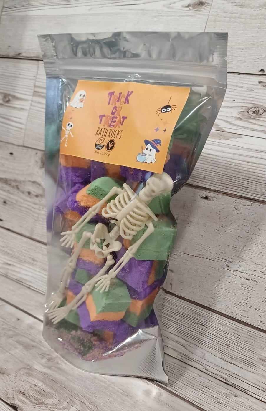 Trick or Treat Halloween Bath Rocks