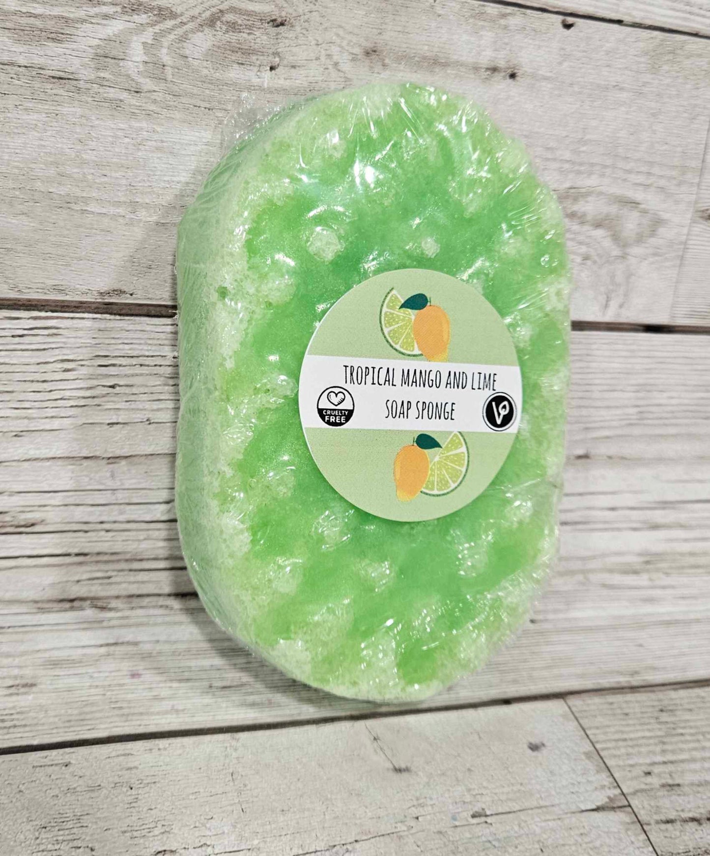 'Tropical Mango and Lime' Exfoliating Soap Sponge