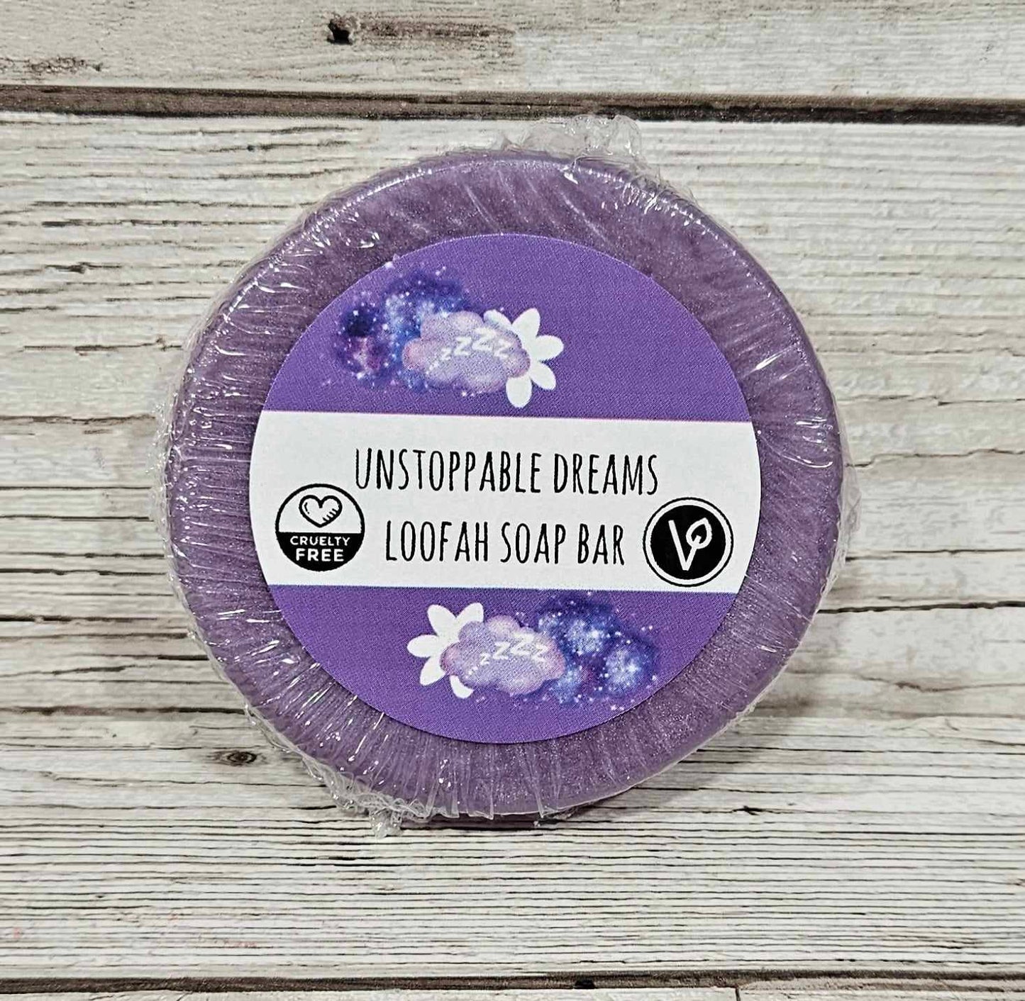 Unstoppable Dreams Loofah Soap Bar