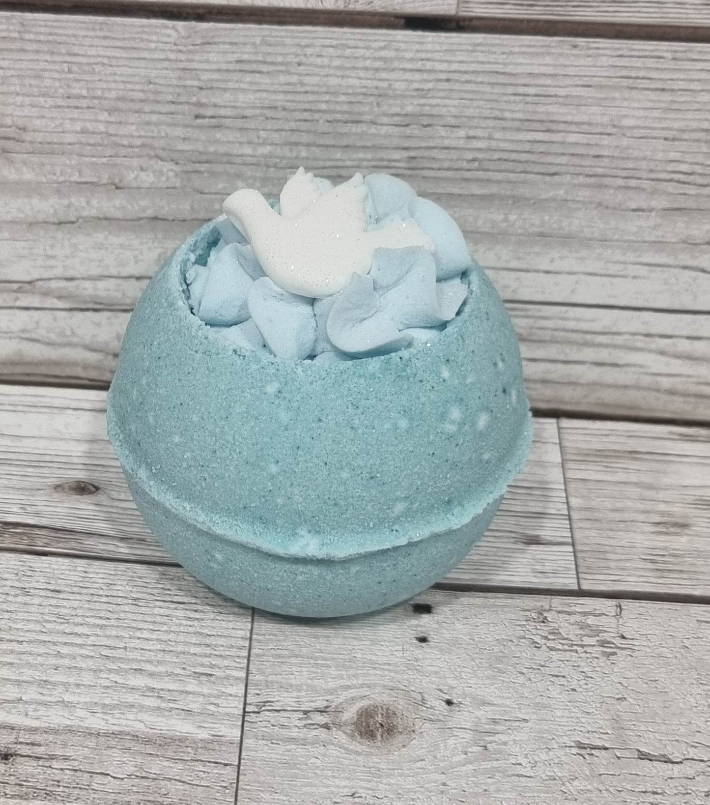 White Dove Whipped Top Bath Bomb