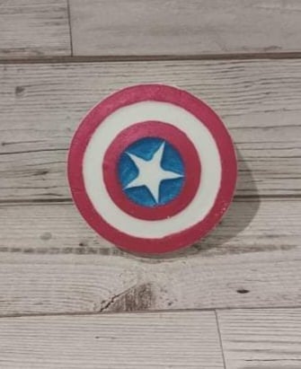 Cap's Shield Bath Bomb