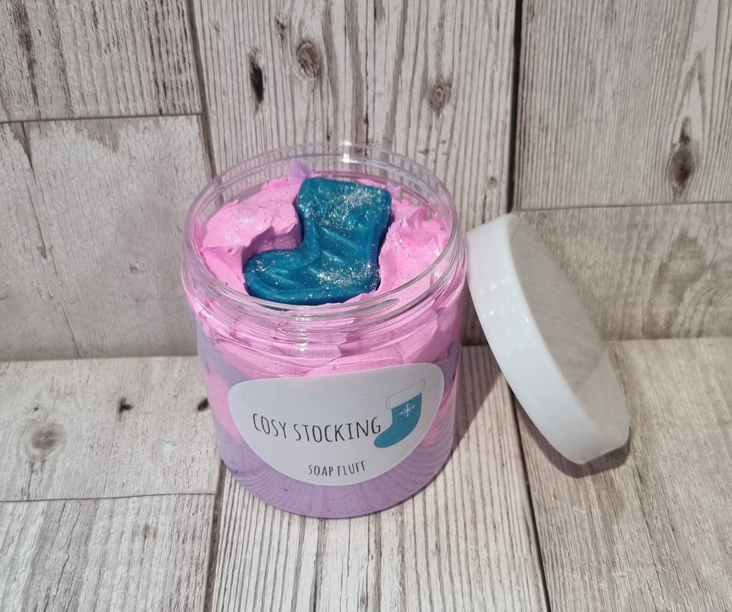 'Cosy Stocking' Soap Fluff