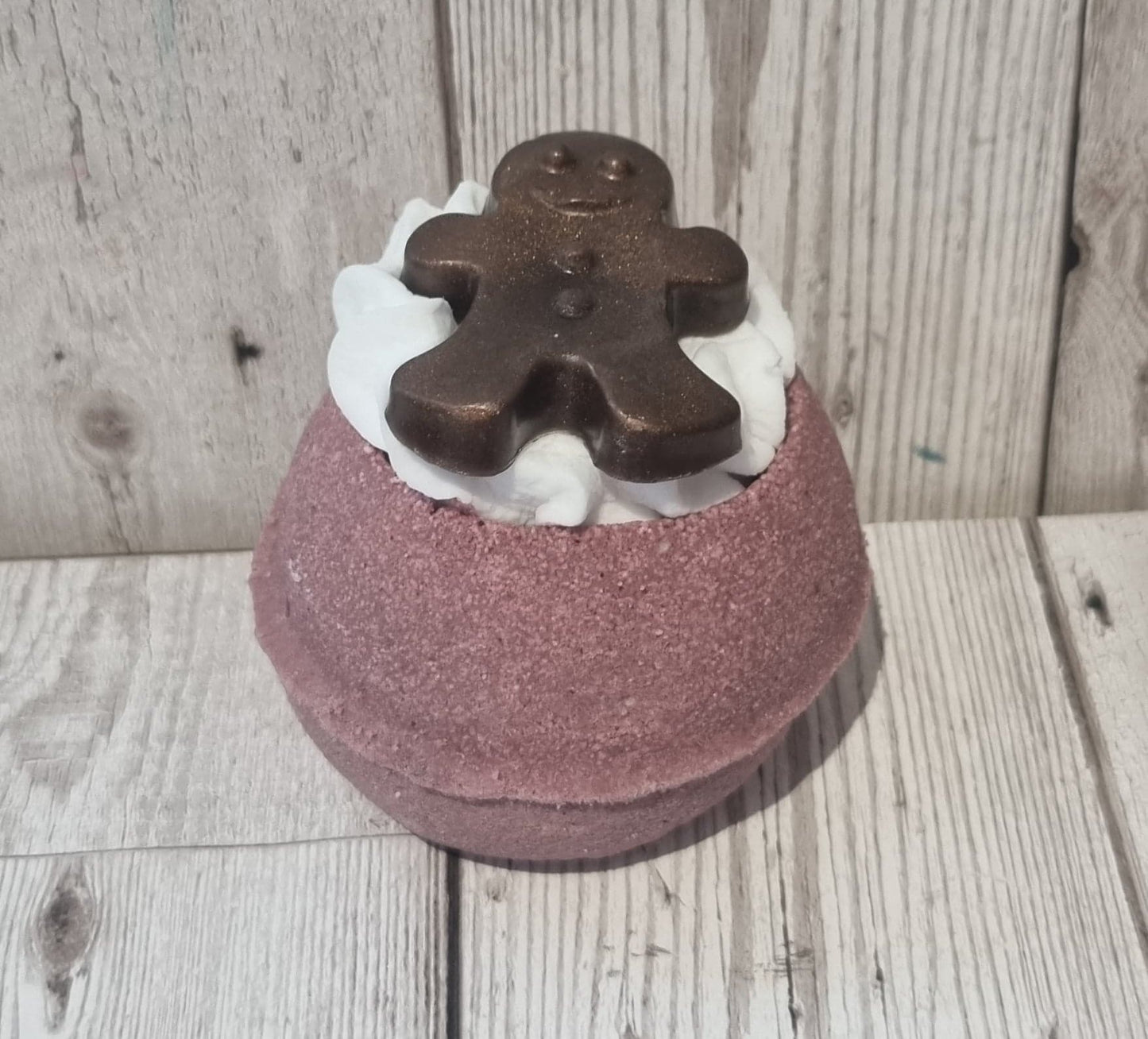 Gingerbread Whipped Top Bath Bomb